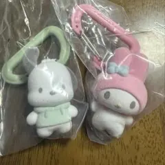 サンリオ カラフルカラビナマスコットチャーム　マイメロ&ポチャッコ