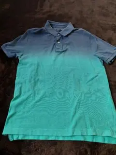 TOMMY HILFIGER グラデーションポロシャツ L