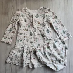 RALPH LAUREN　動物柄 80cm 長袖ワンピース