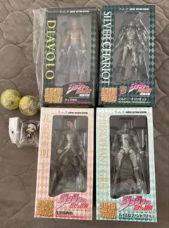 ジョジョ 超像可動 ディアボロ シルバー・チャリオッツ 花京院 ハイエロファント