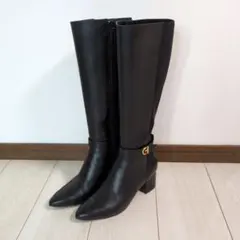 ☆1回着用☆美品☆コールハーンロングブーツ☆エレナ23.5cm(6.5)