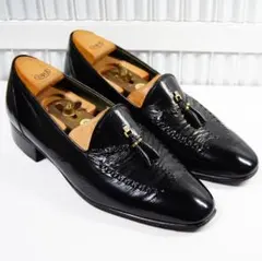 定番✨️】madras マドラス タッセルローファー ブラック 24EE 革靴 
