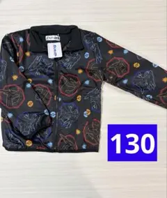 【新品】ポケモン　ジャケット130cm アウター　裏起毛　フルジップ　男の子　①