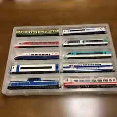 トレーン Nゲージ ディスプレイケース付き 電車 新幹線 5個セット