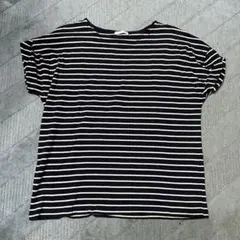 CINEMA CLUB ボーダー 半袖 Tシャツ Lのサムネイル