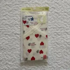 お値下げ不可｜UNIQLO ユニクロ｜リサラーソン ハート 半袖ボディスーツ