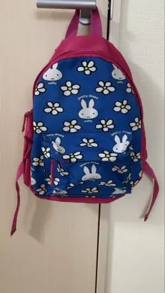 miffy ミッフィー キッズ リュック 花柄 ブルー ピンク