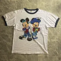 80s 90s ディズニー　リンガー　tシャツ シングルステッチ　USA製　両面のサムネイル