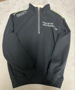 ハーフジップ スウェット