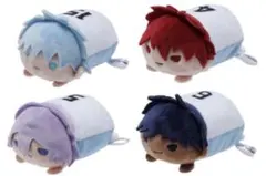 黒子のバスケ　のるキャラマスコット4点　ジャンプ　黒子テツヤ　赤司　青峰　柴原敦