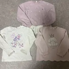 女の子　トップス　３枚セット　まとめ売り