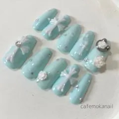 【現品】セールネイルチップ クロムネイル Y2K