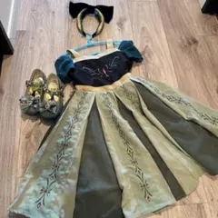 cottoli アナ ドレス バースデイ　靴　カチューシャ