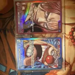ワンピースカード 新たなる皇帝Lパラレル2種(シャンクス・バギー)