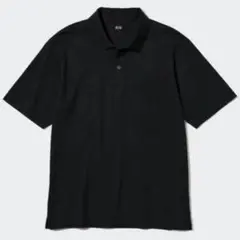 エアリズム ブラック ポロシャツ M ユニクロ　半袖　ユニクロ