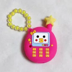 たまごっちユニ シリコンケース カバー 携帯電話 ガラケー ピンク UNI