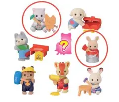 赤ちゃん工作だいすきシリーズ　ペルシャネコ　みるくウサギ