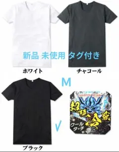 新品 未使用 タグ付き メンズ 接触冷感 Tシャツ クルーネック М