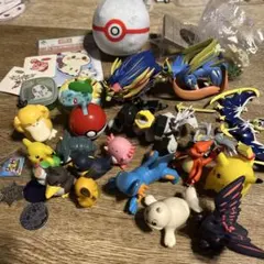 ポケモン　フィギュア　モンコレ ソフビ　指人形　まとめ　グッズ　レトロ