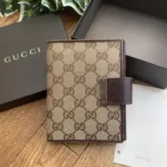 GUCCI手帳カバー　GGキャンパス