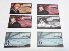 BLEACHキャラクタープロフィール名刺（黒崎一護・朽木白哉・阿散井恋次）