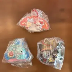 シークレットあり　サンリオマスコットチャーム3点セット