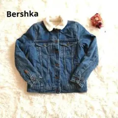 Bershka ベルシュカ ボア デニムジャケット ジャンパー ブルゾン XXS