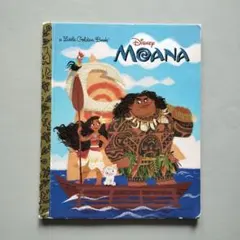 モアナ モアナと海の伝説 ディズニープリンセス 英語絵本 ゴールデンブック