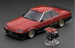世界限定100台 絶版希少 スカイラインRS-X ターボC R30 エンジン付のサムネイル