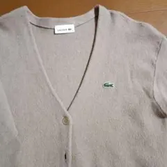 LACOSTE　カーディガン ベージュ 38のサムネイル