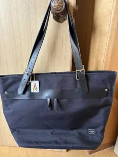 PORTER 黒 キャンバストートバッグ