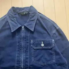 90s J.CREWネイビー ジャケット アメリカ製 巨人タグのサムネイル