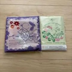 スヌーピースタジオ ハンドタオル 2枚セット