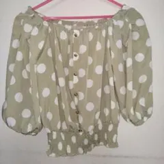 水玉シフォンブラウスのサムネイル