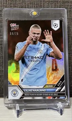Erling Haaland Topps NOW 10/25
