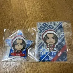 登坂広臣　缶バッジ、首振りキーホルダーセット 登坂広臣 缶バッジ、首振りキーホルダーセット