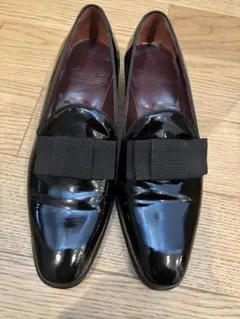 Ducal リボン付き黒ローファーのサムネイル
