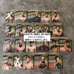 RIZIN ウエハース 選べる二枚セット 300円 ！！ 詳細は商品説明欄へ！