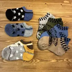 スニーカー丈靴下 15〜20㎝ 9足セット