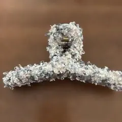 ヘアクリップ ツイード