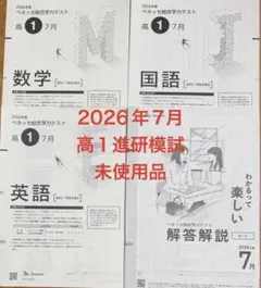 最新版⭐︎2025年度 7月 進研模試 ベネッセ 模試 解答解説つき - メルカリ