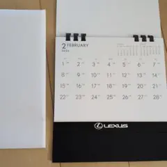 LEXUS 卓上カレンダー 2026年