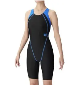 arena 競泳 紺赤赤 130 AQUA RACING UROKO SKIN - メルカリ