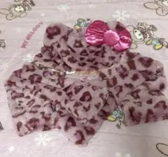 USJ ユニバ ハローキティ ヒョウ柄 マフラーハット マフラーキャップ