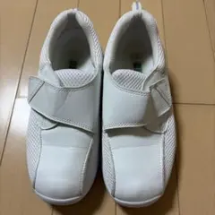 KAZEN ホワイト ナースシューズ 22.5cm