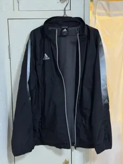 に*あ様 adidas ジャージ上下セットアップ ブラックLーXL相当