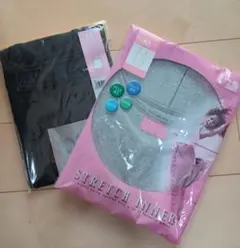 ストレッチインナー キャミソール Mサイズ 2点セット グレー ブラック 黒