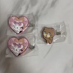 foxy illustrations 前髪クリップ ヘアクリップ 3点セット