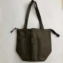 新品未使用　保冷バッグ　機能的トートバッグ　無地　ダークブラウン　焦茶色