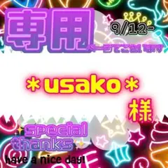 【専用】 ＊usako＊[プロフ必見] 様